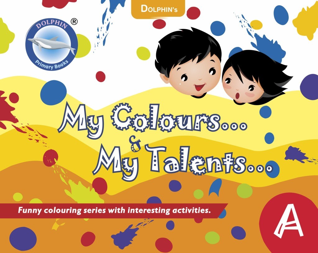 dolphin colouring book