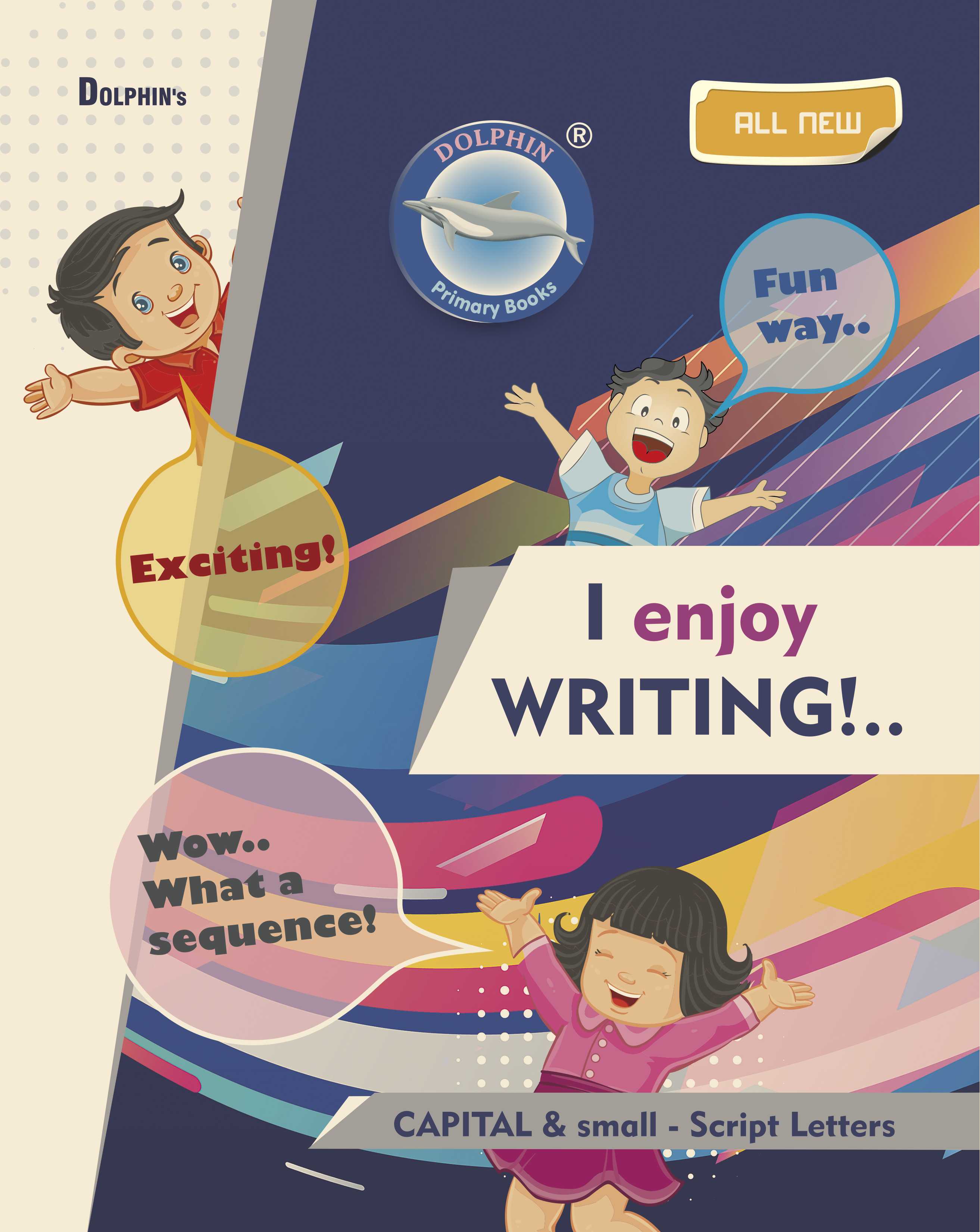 cursive writing dolphin book